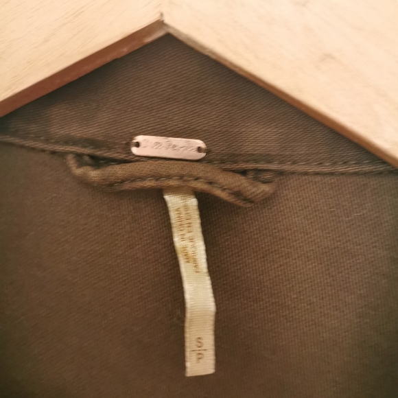 FREE PEOPLE Faye Lace Sleeve Cargo Jacket - Picture 5 of 6